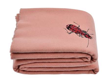 Zoeppritz Decke Revelation pale rouge Cashmere